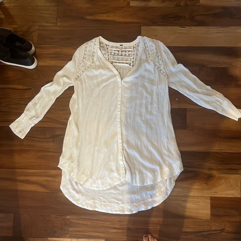 Free people White flowy dress
